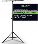 GearIT LED Light Stand With 5 Ft. T