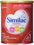 Similac Isomil with DHA Non-GMO Baby Formula, Powder, Lactose-Free, 800 g, 0+ Months