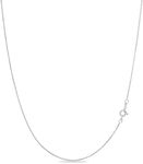 KEZEF Sterling Silver 1mm Box Chain