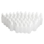 100PCS 5ML White Plastic Empty Squeezable Dropper Bottles (Bottle+Tip cap+cap) For Personal Care