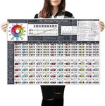 The Ultimate Piano Poster (Grey) - Piano Chords, Scales & Music Theory Chart | Learn Piano & Keyboard | Piano Practice Aid (A1 Size Rolled)