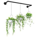 Bamworld Hanging Plant Pots for Indoor Plants, Garden Hanging Basket Plant Hanger, Modern Wall and Ceiling Hanging Plant Holder for Living room (No Pot Chain&Plant)