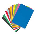 Baker Ross EV4072 Multicoloured Foam Sheets Class Pack, Arts and Crafts for Kids (Pack of 18), Assorted