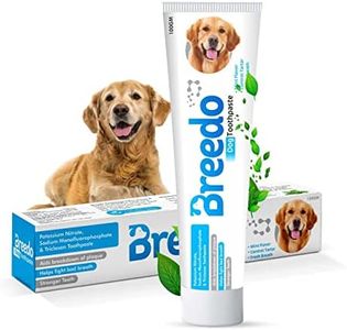 Breedo Cool Mint Oral Health Toothpaste For Dogs-100G|Soothing Mix Of Mint And Cinnamon Oil Suitable For Dogs And Puppies|Dog Toothpaste|Dog Teethbrush