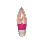 doctorspare Electric Flame Lightbulb, Jyoti Lightbulb for Mandir/Temple, Art Cafe Resturant Decoration Lightbulb with Stand, Non-LED Flicker LightBulb (B22 Base) (Electric Flame Lightbulb)