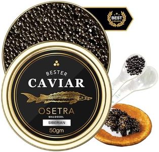 [Overnight Guaranteed] Siberian Sturgeon Caviar 1.75oz-(50g) - Classical Sturgeon Malossol Black Roe