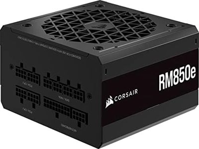 Corsair RM850e (2023) Fully Modular Low-Noise Power Supply - ATX 3.0 & PCIe 5.0 Compliant - 105°C-Rated Capacitors - 80 Plus Gold Efficiency - Modern Standby Support - Black