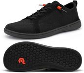 Men's Barefoot Wide Toe Box Shoes - Minimalist Barefoot Shoes with Zero Drop Sole Extra Wide Slip on Walking Shoes for Men, Wt03 | Black, 14 Wide