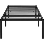 Yaheetech Twin XL Bed Frames, 18 Inch Metal Platform Bed with Steel Slat Support, No Box Spring Needed, Underbed Storage, Easy Assembly,Twin XL Bed
