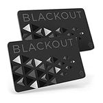 AKIELO Blackout Ultra Thin RFID Blocking Card (2 x Pack) – The Single Solution to Contactless Card Protection – The Ultimate RFID Card Protector for Your Wallet or Purse