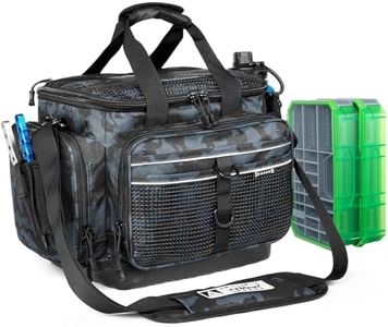 Ghosthorn Fishing Tackle Bag 3600 and 3700 Tackle Trays Lure Box Waterproof Tackle Box Organizer Removable Dividers for Lures Storage