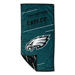 Northwest NFL Philadelphia Eagles Unisex-Adult Beach Towel & Mesh Bag Set, 32" x 64", Splitter