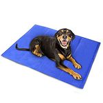 2 x Dog Cat Pet cooler Cooling Cool Gel Mat Bed Pad 60 x 44cm Blue By Pilot Imports®