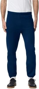 Gildan Pantaloni Sportivi con Fondo Elastico e Tasche, Navy, XX-Large Uomo