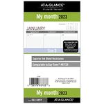 AT-A-GLANCE 2023 Monthly Planner Refill, 87129 Day-Timer, 3-3/4" x 6-3/4", Size 3, Monthly Tabs (063-685Y)