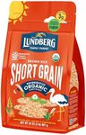 Lundberg Family Farms - Organic Brown Short Grain Rice, Subtle Nutty Aroma, Clings When Cooked, 100% Whole Grain, High Fiber, Pantry Staple, USDA Certified Organic, Gluten-Free, Vegan (32 oz, 1-Pack)