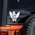 When Pigs Fly Tinkerbell - Auto - Decal - Sticker - for Window - Car - Truck - SUV - Motorcycle - Helmet - (Tinkerbell)