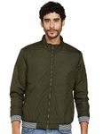 Numero Uno Men's Full Sleeve Casual Jacket (KMJKFZ4_Olive_M)