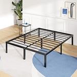 Avenco Queen Bed Frame 14 Inch High Metal Platform Bed Frame Queen Size with Storage Space Under Bed, Heavy Duty Steel Slat Support, No Box Spring Needed, Easy Assembly