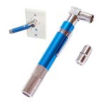 GROWORD Pocket Continuity Tester(Tracer) and Toner, with Light&Buzzer, Voltage Toner and Barrel Connector Bundle for Testing Coax Cable, RG6, RG59, CATV