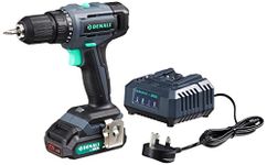 Amazon Brand - Denali by SKIL 18 V (20 V Max) Drill Driver Kit, Includes 2 Ah Lithium Battery and 2.4A Charger, Blue