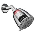 waterscience Abs Cleo Multi Flow Chrome Shower Filter For Hard Water And Chlorine|Water Softener For Bathroom|Shower Head Hard Water Filter|For Municipal/Chlorinewater-Cleo-Sfm-419