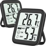 Antonki 2 Pack Room Thermometer for