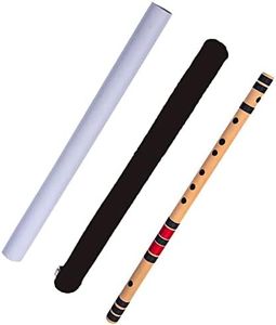 Ketostics® Bamboo Flutes Bansuri C Natural Right Handed Middle (19 inch) C4