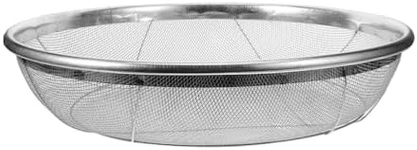 SUPVOX Garden Soil Sifter - 16.5" Stainless Steel Sieve for Gardening Sand Sifter, Sand, Rocks, and Dirt - 6mm Mesh, Durable and Easy to Use for Garden