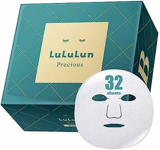 Lululun 32pc Sheet Facial Mask, Patented Daily Anti-aging Hydrating & Moisturizing Face Mask Sheet Pack Set, Japanese Organic & Natural Skincare, PRECIOUS GREEN