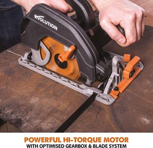 Evolution 185mm Circular Saw – R185CCSX Power Tool