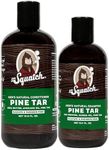 Dr. Squatch Pine Tar Men's Shampoo + Conditioner Hair Bundle - Keeps Hair Looking Full, Healthy, Hydrated