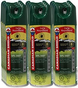 Canadian Shield Insect Repellent| Tick Repellent Aerosol Formulated With 30% Deet For 8 Hours of Outdoor Protection (170g)[12 Pack]