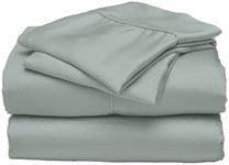 ettitude Lyocell Standard Sheet Set, Sage (Green), Cal King - Breathable Sheets, Bedding, Sustainable, Sateen, Plant-Based Fabric, Silky-Soft, Deep Pockets