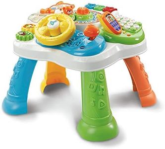 VTech - Ma Table d'Activités Bilingue, Table Multi-Jeux Bébé Interactive et Évolutive, Jouet d'Activité et de Développement, Éveil Musical, Cadeau Bébé Dès 9 Mois - Contenu en Français et Anglais