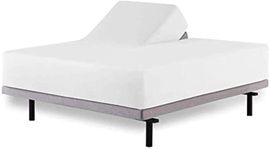 Flex Head King Sheets Sets for Adjustable Beds - Split Head Flex King Sheets Sets for Adjustable Beds - Top Split King Sheets Sets 4 PCs, Solid White 15-18 Inch Deep Sheets