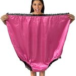 SWINTENG Big Mama Undies Granny Panties Oversized Women's Novelty Underwear Briefs Funny Gag Gifts for party (One Size, Pink)