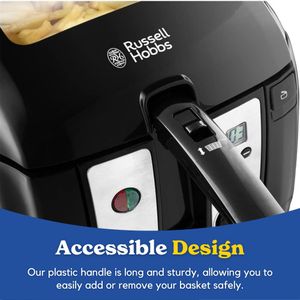 Russell Hobbs 3L Deep Fat Fryer – Stainless Steel Electric Fryer