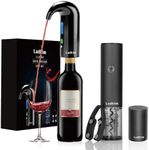 Ludkim Electric Wine Opener Set, All-in-One Wine Gift Set With Electric Aerator Dispenser, Automatic Electric Corkscrew, Automatic Saver Vaccum Pump, Foil Cutter and Gift Box, WG30-PRO