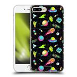 Head Case Designs Officially Licensed Rick And Morty Neon Pattern Season 3 Graphics Soft Gel Case Compatible With Apple iPhone 7 Plus/iPhone 8 Plus