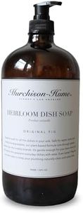 Murchison-Hume PTY Heirloom Dish Soap Pump Glass Bottle 946ml, Original Fig