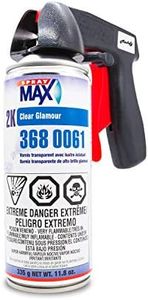 Moshify Spraymax 2K Clear Coat Aerosol Spray Can - High Gloss for Automotive Car Repair and New Paint Jobs - Two Stage Clear Coat - Bundled Spray Can Trigger