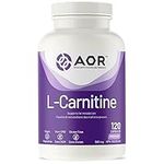 AOR - L-Carnitine 500mg, 120 Capsules - L-Carnitine Tartrate for Support Fat Metabolism, Muscle Recovery and Athletic Performance - Weight Management Fat Burning Supplement - L Carnitine Supplement