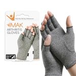 IMAK Compression Arthritis Gloves, Original with Arthritis Foundation Ease of Use Seal, Large