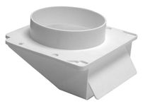 Lambro Industries 143WP Lambro"dustries"dustries Plastic Under Eave Vent, 4In, White