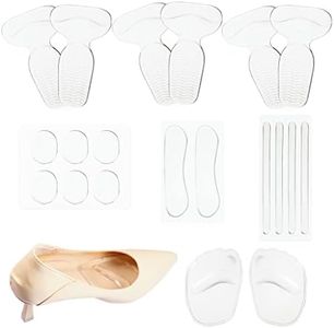 siismi 20 pezzi Pastiglie con Tacco Alto, Impugnature per Talloni Inserti per Fodere, Cuscino per Scarpe AAntiscivolo, Tacco Aderente per le Donne, Solette con Palla di Piede