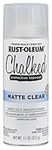 Rust-Oleum 302599 Chalked Sealer/Wax Topcoat Spray Paint, 12 oz, Clear