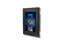 TABcare Locking Anti-Theft Security Metal Case for Microsoft Surface Pro 3 4 5 6 7 Tablet Supports VESA, Wall Mount (Surface Pro 3/4/5/6, Black)