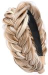 DIGUAN Wide Messy Braided Headband 