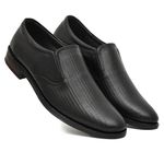 BENTO YOUNG Men's Black Genuine Leather Men's Formal Shoes for Men 10 (UK/India)